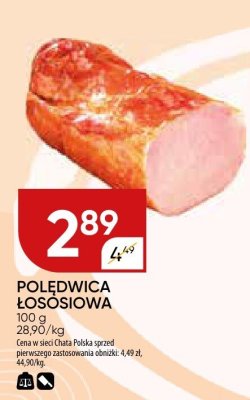 Polędwica łososiowa Sokołów promocja w Chata Polska