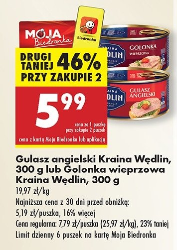 Gulasz angielski Kraina wędlin promocja
