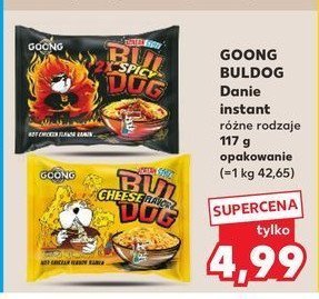 Danie serowe Goong promocja w Kaufland