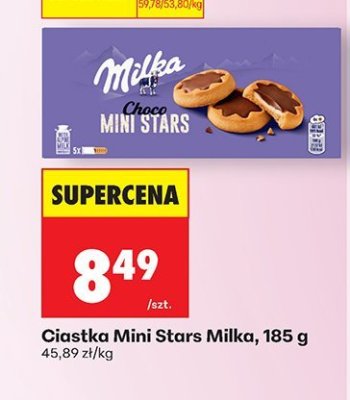Ciastka Mini Stars promocja w Biedronka