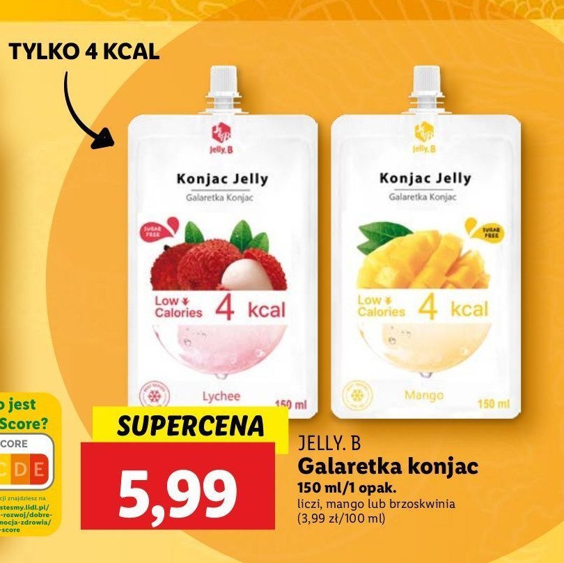 Galaretka liczi Konjac jelly promocja