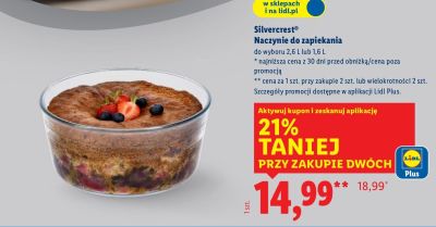 Naczynie do zapiekania  promocja w Lidl