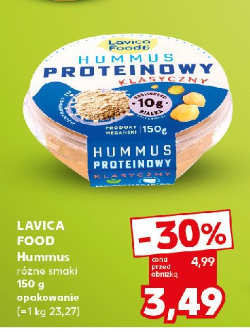 Hummus proteinowy klasyczny LAVICA FOOD* promocja