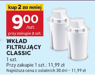 Wkład filtrujący Classic promocja w Stokrotka