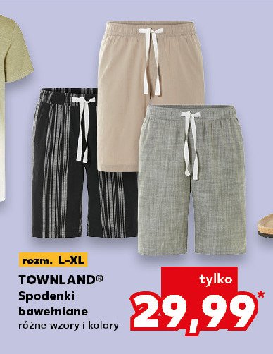 Spodenki bawełniane l-xl Townland promocja w Kaufland