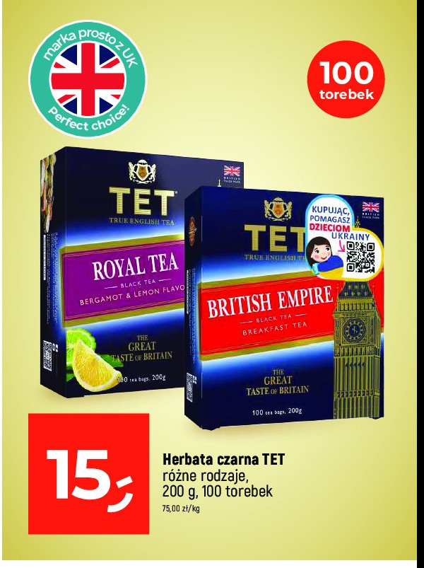 Herbata Tet british empire promocja