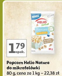 Popcorn bez tłuszczu i soli Helio natura promocja