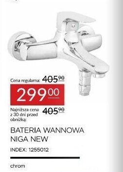 Bateria wannowa NIGA NEW promocja w Abra Meble