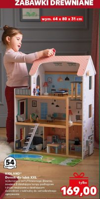 Domek dla lalek XXL KIDLAND promocja w Kaufland