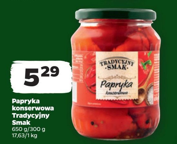 Papryka konserwowa Tradycyjny smak promocja w Netto