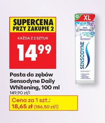 Pasta do zębów Daily Whitening promocja w Biedronka
