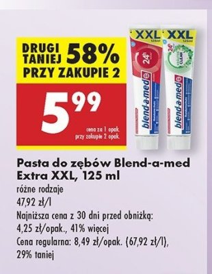 Pasta do z臋b贸w krauter clean Blend-a-med promocja