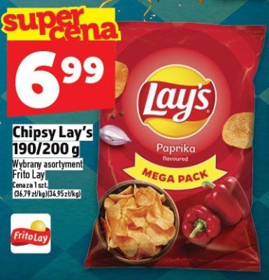 Chipsy Lay's 190/200 g promocja w TOPAZ