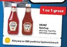 Ketchup łagodny Heinz promocja