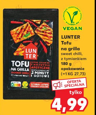 Tofu sweet chilli Lunter promocje