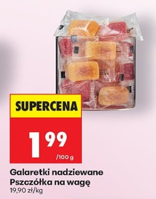 Galaretki nadziewane Pszczółka na wagę promocja w Biedronka