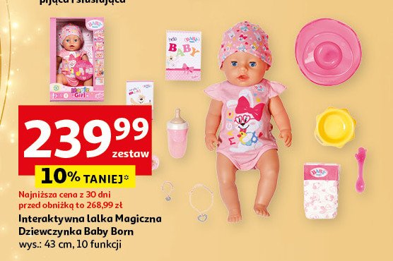 Lalka magiczna dziewczynka promocja w Auchan