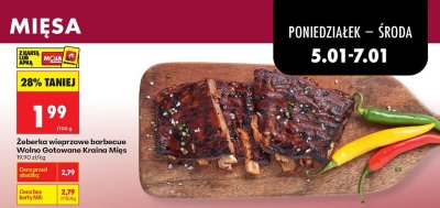 Żeberka wieprzowe promocja w Biedronka