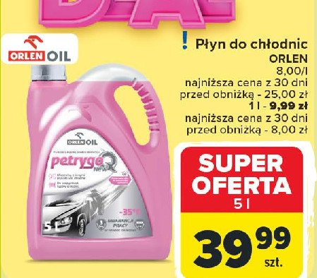 Płyn do chłodnic Orlen petrygo q promocja