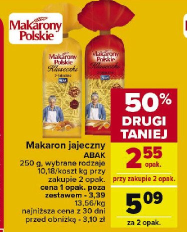 Makaron kluseczki babuni Makarony polskie promocja w Carrefour Market