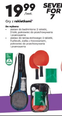 Zestaw do badmintona Seven for 7 promocja