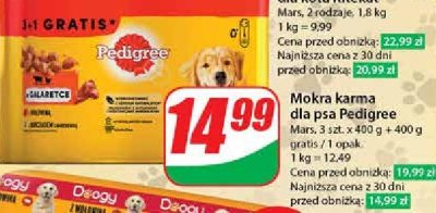 Karma dla psa z kurczakiem Pedigree promocja