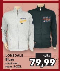 Bluza m臋ska rozpinana s-xxl LONSDALE promocja