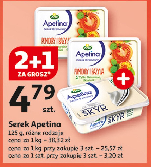 Serek kremowy skyr Arla apetina promocja