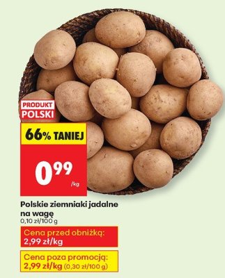 Ziemniaki jadalne promocja w Biedronka