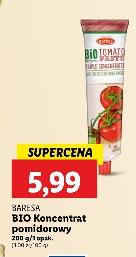 Koncentrat pomidorowy Baresa promocja