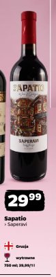 Wino czerwone Saperavi promocja w Netto