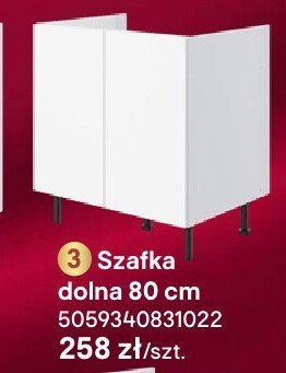 Szafka dolna 80 cm  promocja w Castorama