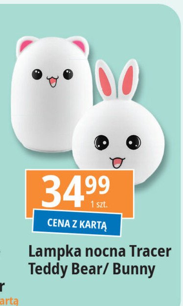 Lampka nocna bunny Tracer promocja w Leclerc