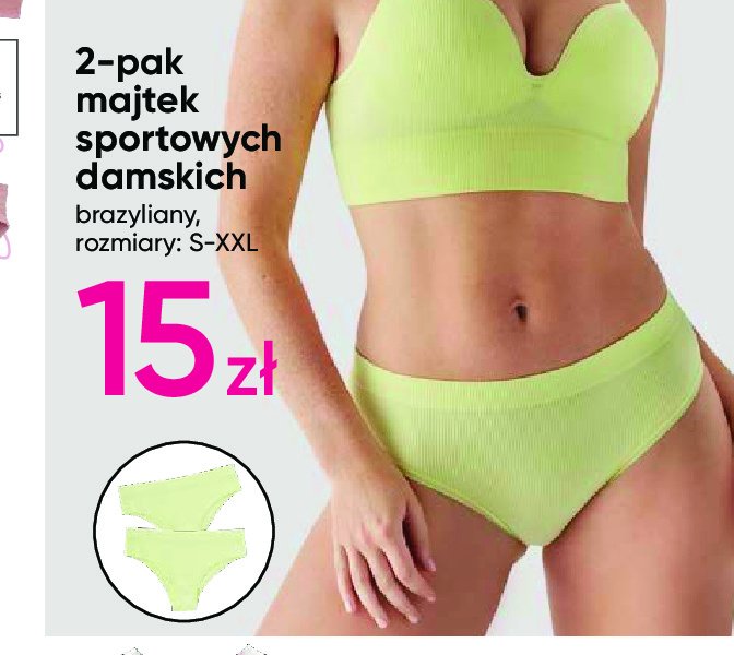 Majtki sportowe damskie s-xxl promocja