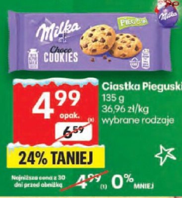 Ciastka Pieguski wybrane rodzaje promocja w Delikatesy Centrum