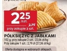 Półksiężyc z jabłkami promocja w Stokrotka