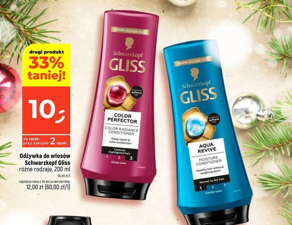 Odźywka do włosów GLISS KUR AQUA REVIVE promocja