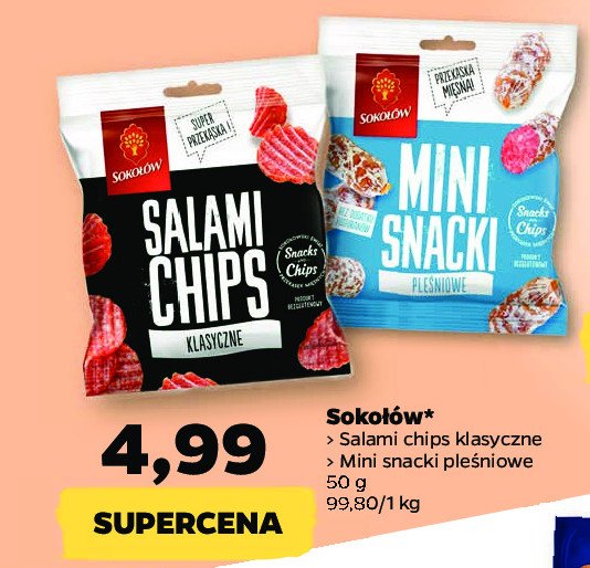 Mini snack salami pleśniowe Sokołów promocja