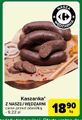 Kaszanka Nasza wędzarnia carrefour promocja