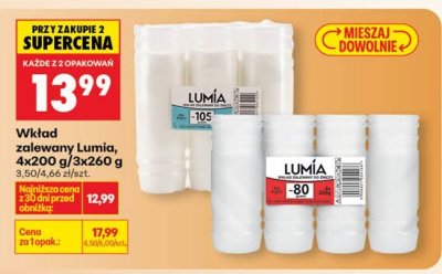 Wkład zalewany Lumia promocja w Biedronka