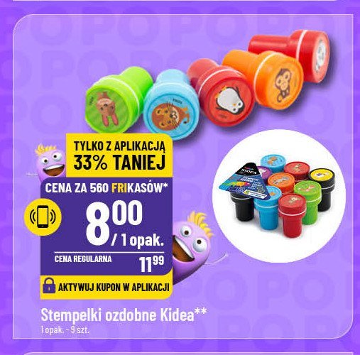 Stempelki ozdobne Kidea promocja