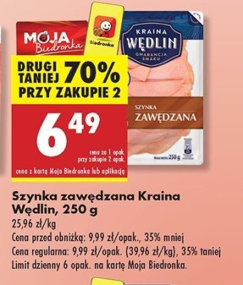 Szynka zawędzana Kraina wędlin promocja