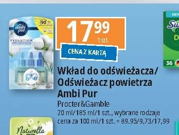 Wkład białe kwiaty Ambi pur 3volution promocja