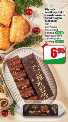 Piernik wielkopolski z nadzieniem śliwkowym Gotszlik promocja w Dino