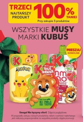 Mus owocowy wszystkie rodzaje promocja w Kaufland