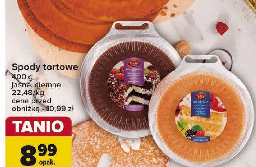 Spód tortowy ciemny DENIS promocja w Carrefour