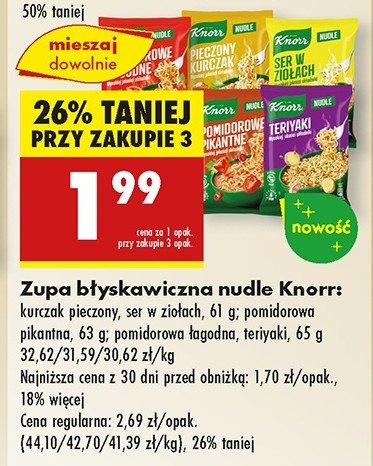 Teriyaki Knorr nudle promocja