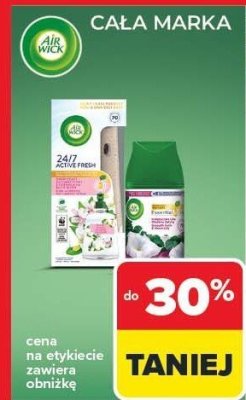 Produkty AIR WICK różne rodzaje promocja w Carrefour