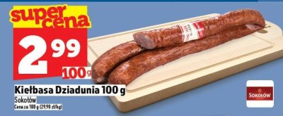Kiełbasa Dziadunia 100 g promocja w TOPAZ