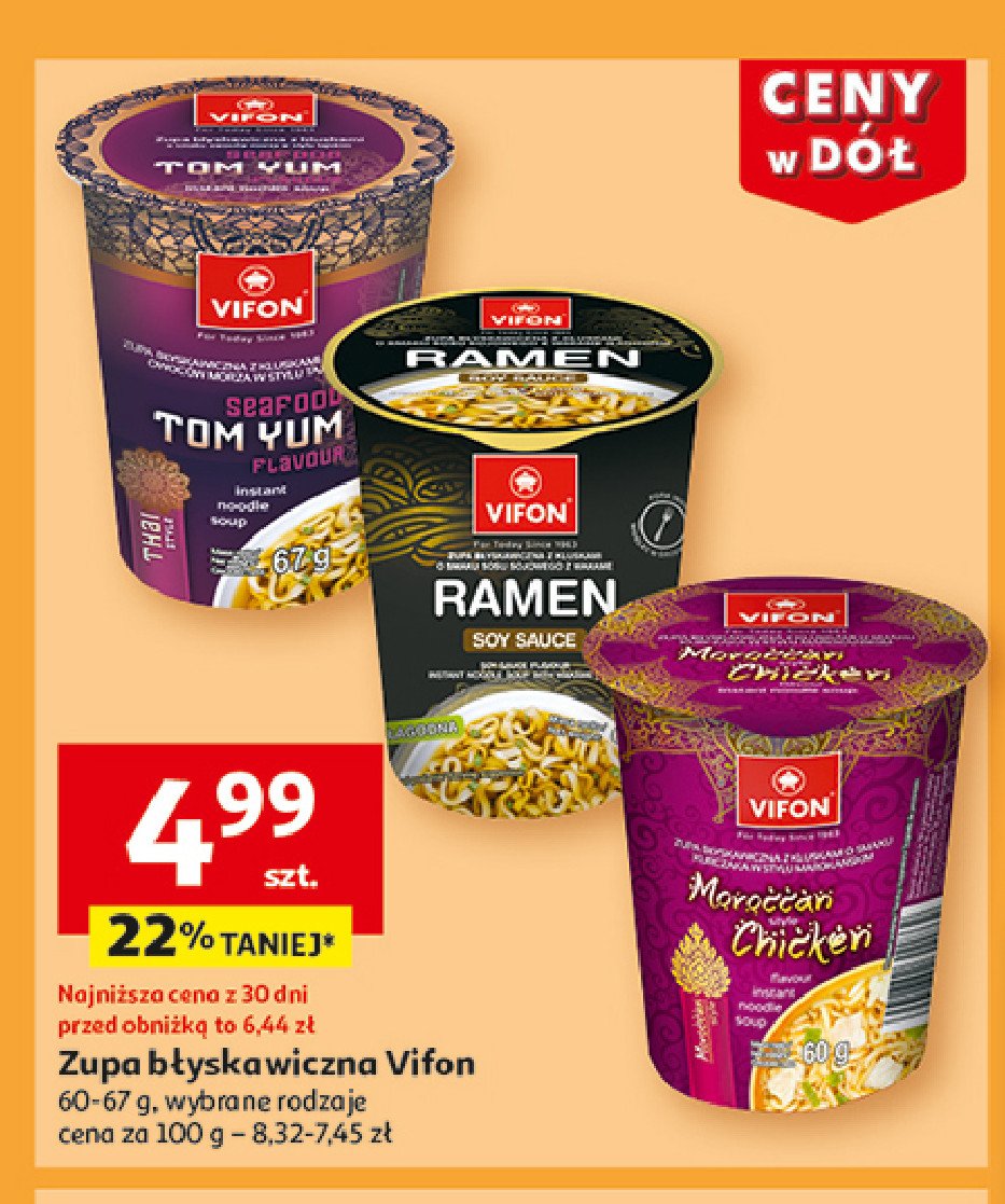 Zupa seafood tom yum flavour Vifon promocja